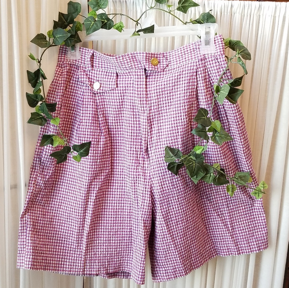 Burberrys Gingham Bermuda Shorts